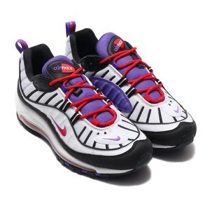 Nike Air Max 98 - red - black - purple wmn sz. 8